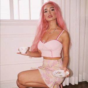 Princess polly “berry kisses” crop top